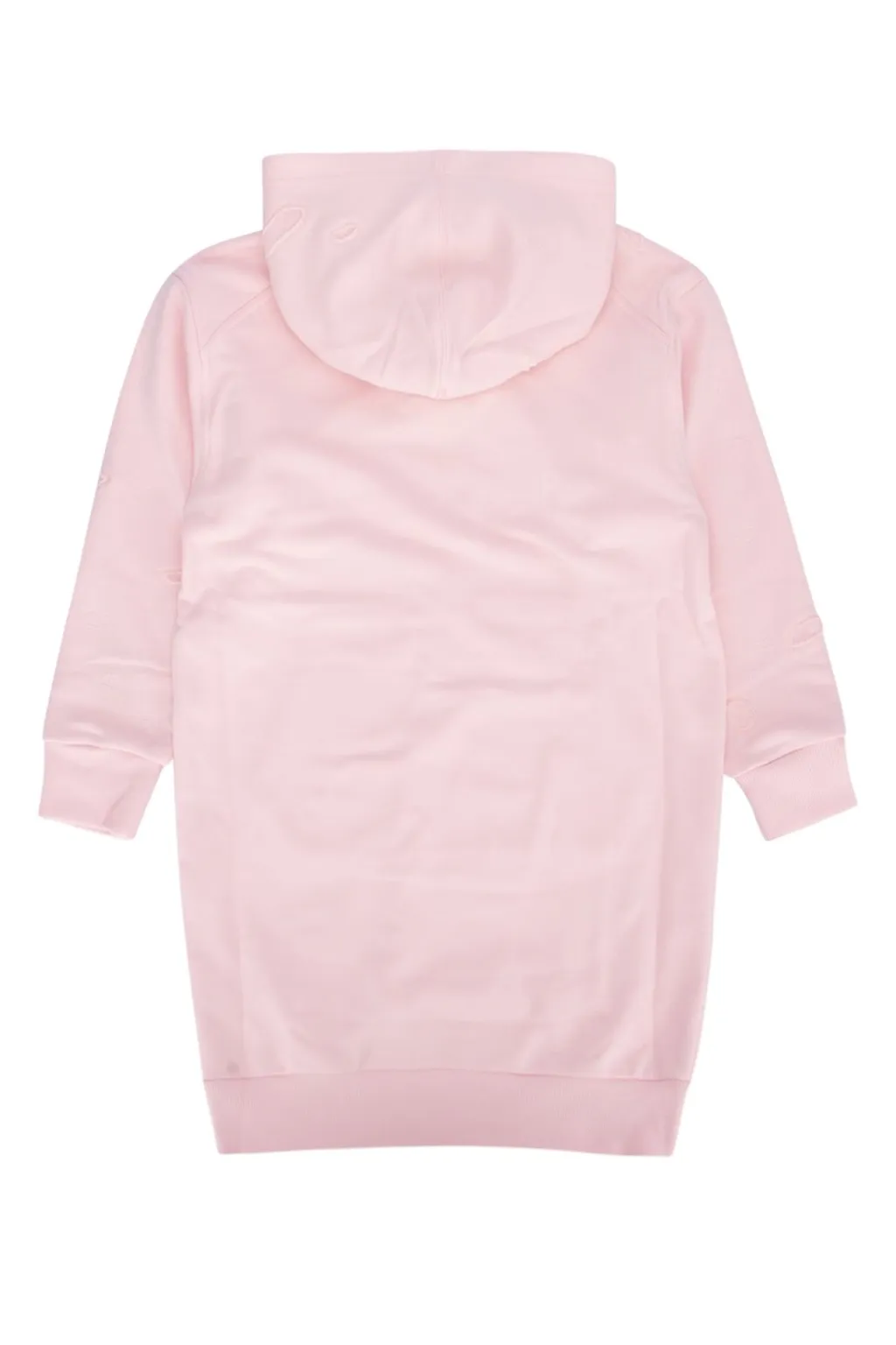 Givenchy Kids Distressed Logo Printed Hooded Dress