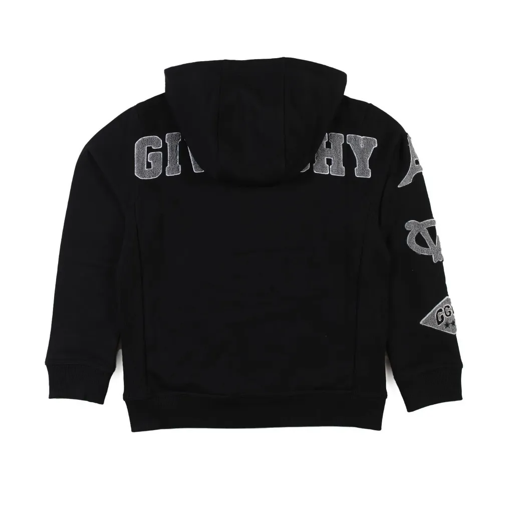 Givenchy Kids Hooded Zip-Up Sweater