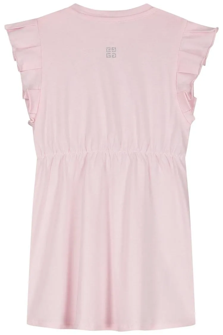 Givenchy Kids Glitter Logo Jersey Dress
