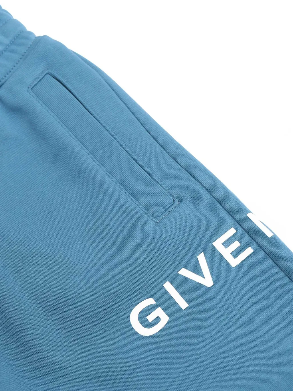 Givenchy Kids Logo-Print Fleece Drawstring Shorts