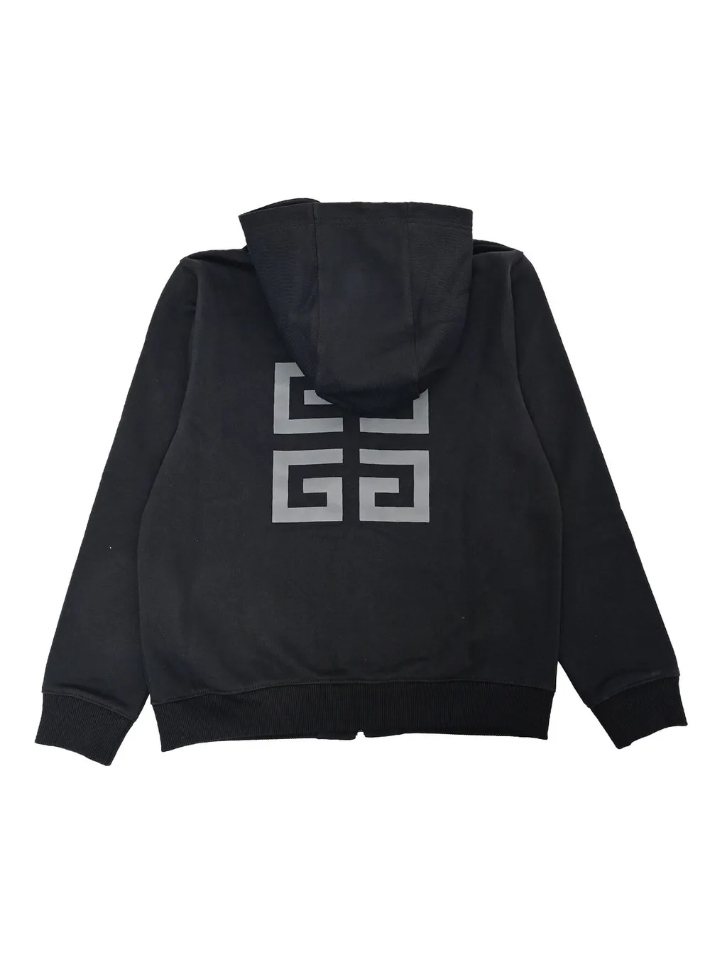 Givenchy Kids Logo Printed Zipped Hoodie