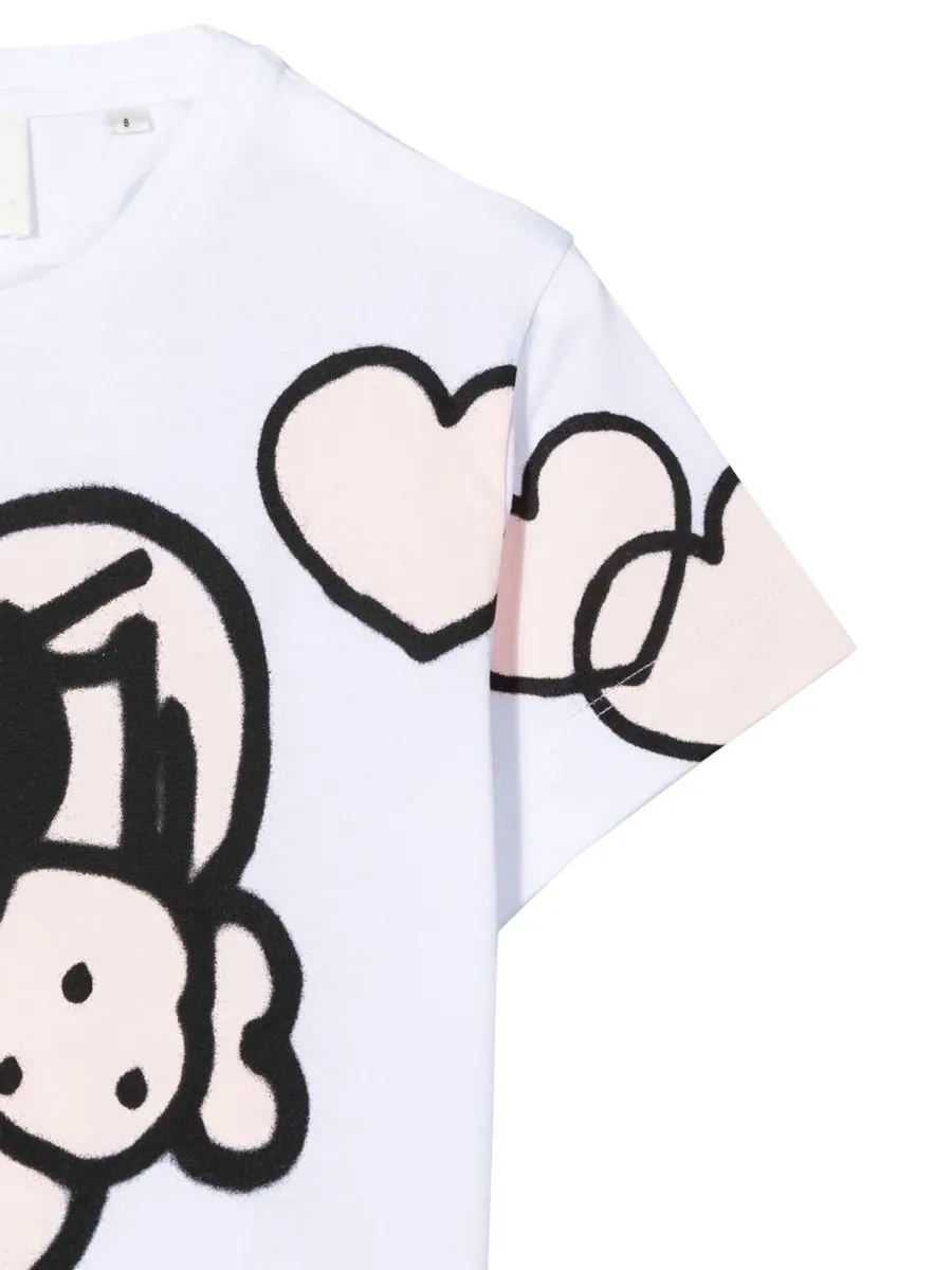Givenchy Kids Heart Print T-Shirt