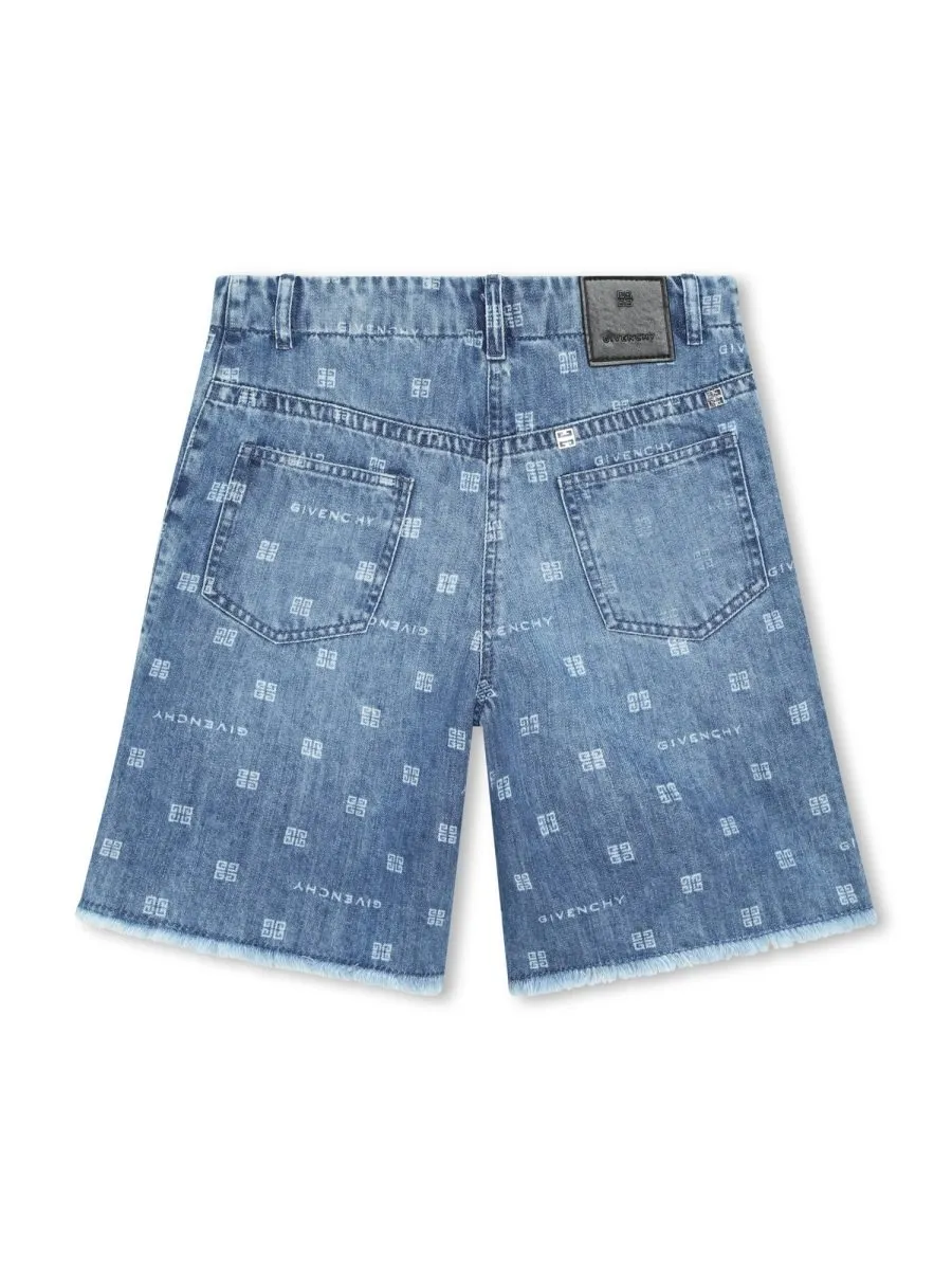 Givenchy Kids Logo Print Shorts