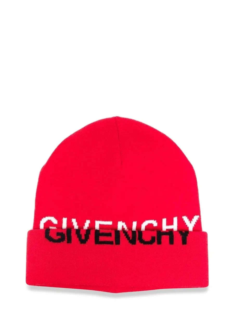 Givenchy Kids Logo Beanie Hat