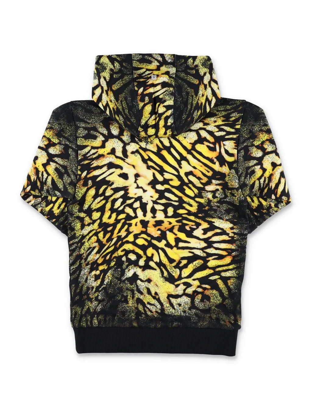 Givenchy Kids Abstract-Printed Straight Hem Hooded Dress