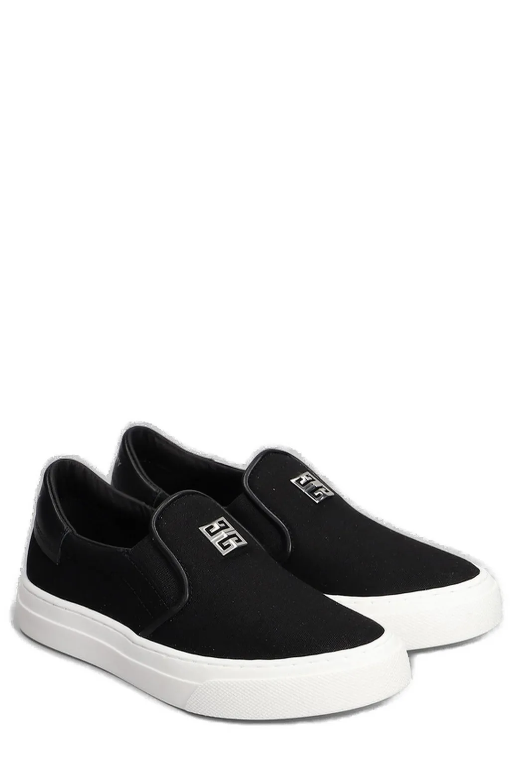 Givenchy Kids 4G-Motif Round Toe Sneakers