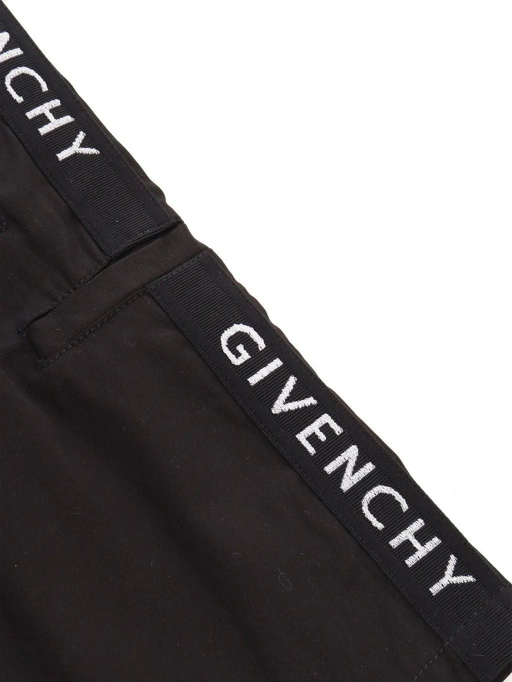 Givenchy Kids Logo-Tape Stretched Bermuda Shorts