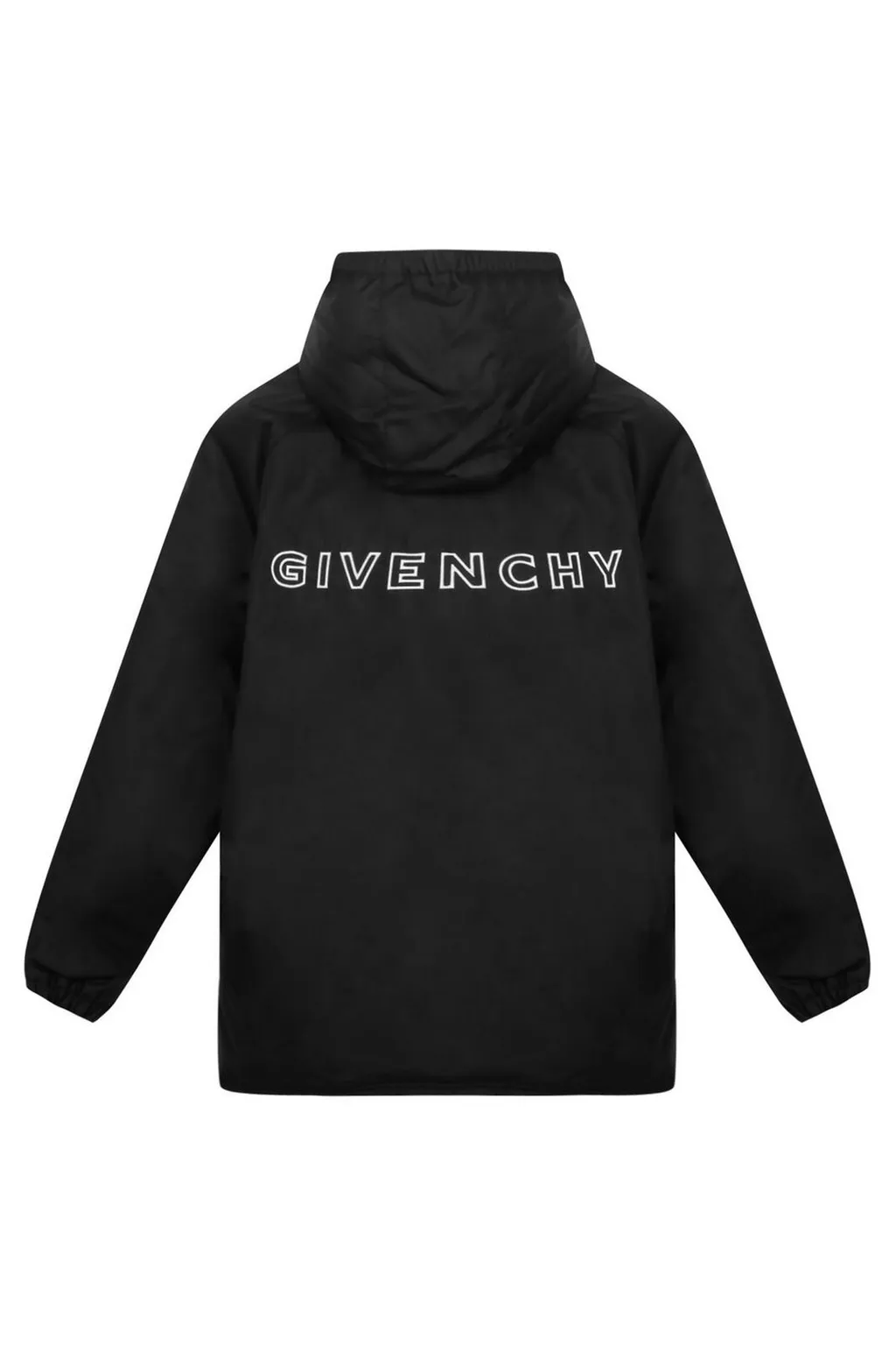 Givenchy Kids Logo-Embroidered Hooded Zipped Coat