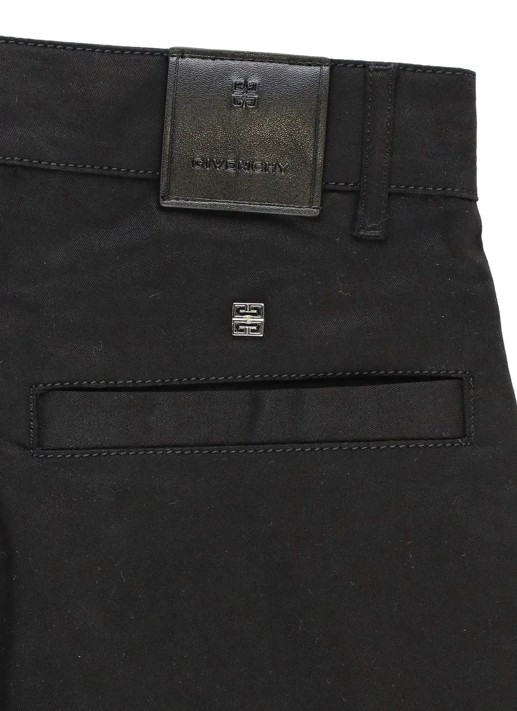 Givenchy Kids Logo Lettering Gabardine Trousers