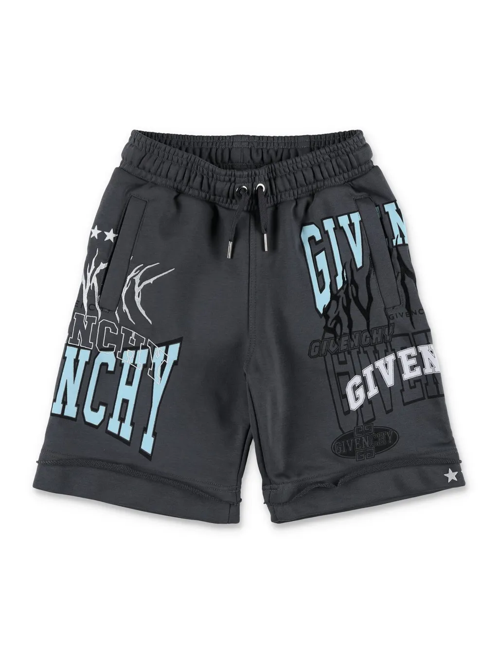 Givenchy Kids Logo-Printed Elasticated Drawstring Waistband Shorts