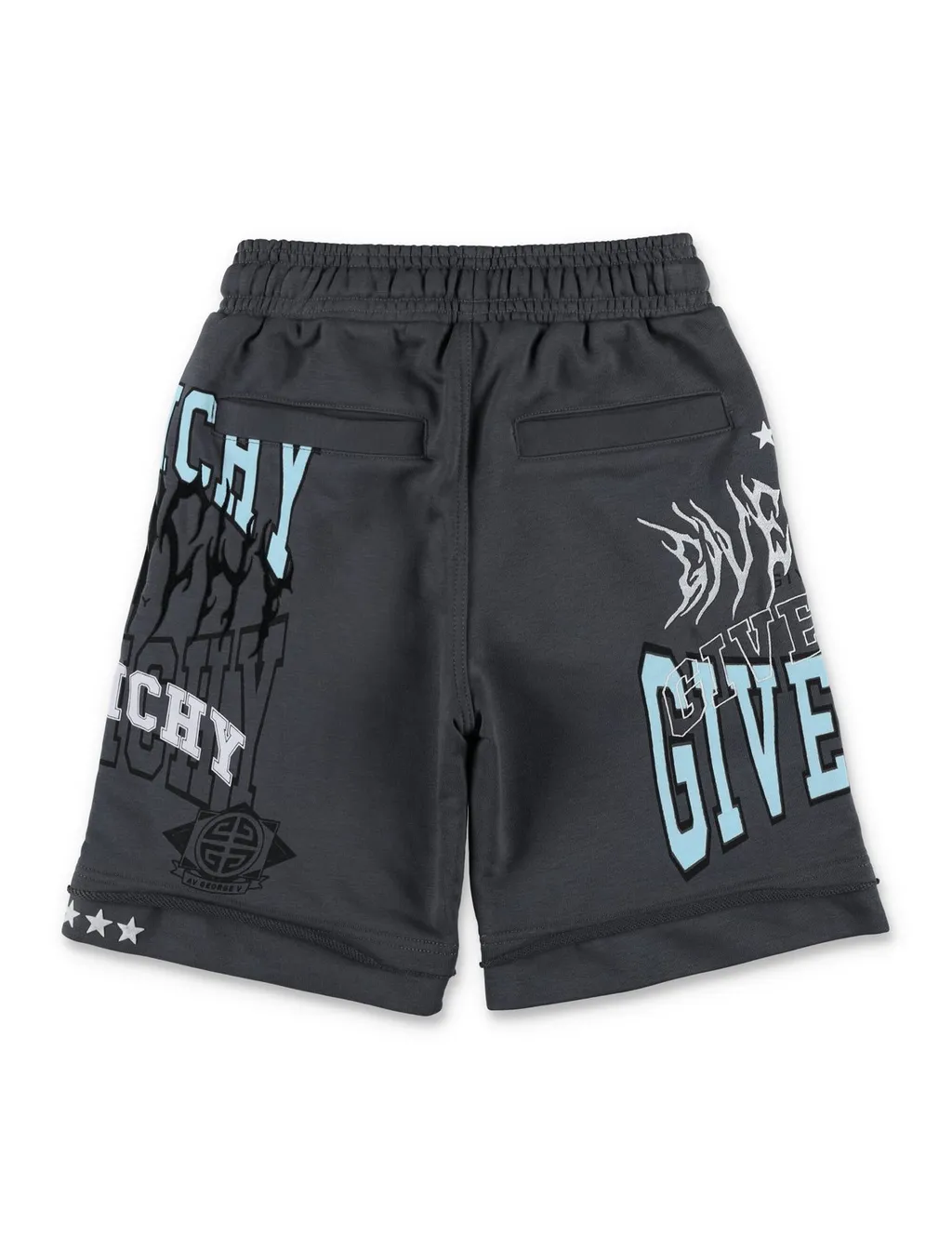 Givenchy Kids Logo-Printed Elasticated Drawstring Waistband Shorts