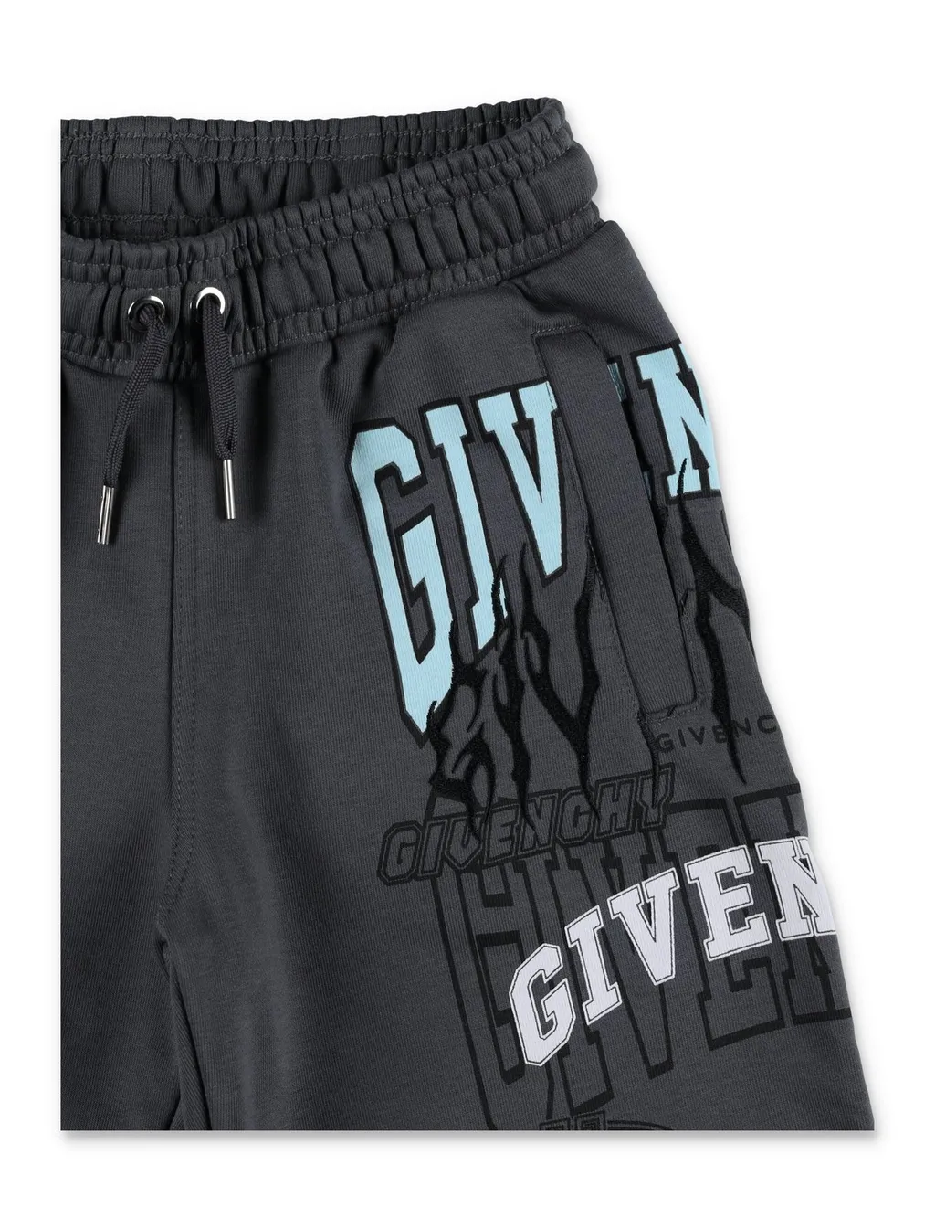 Givenchy Kids Logo-Printed Elasticated Drawstring Waistband Shorts