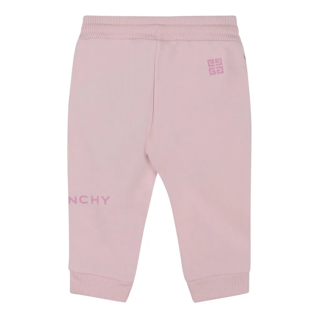 Givenchy Kids Logo Printed Ruffled Pants