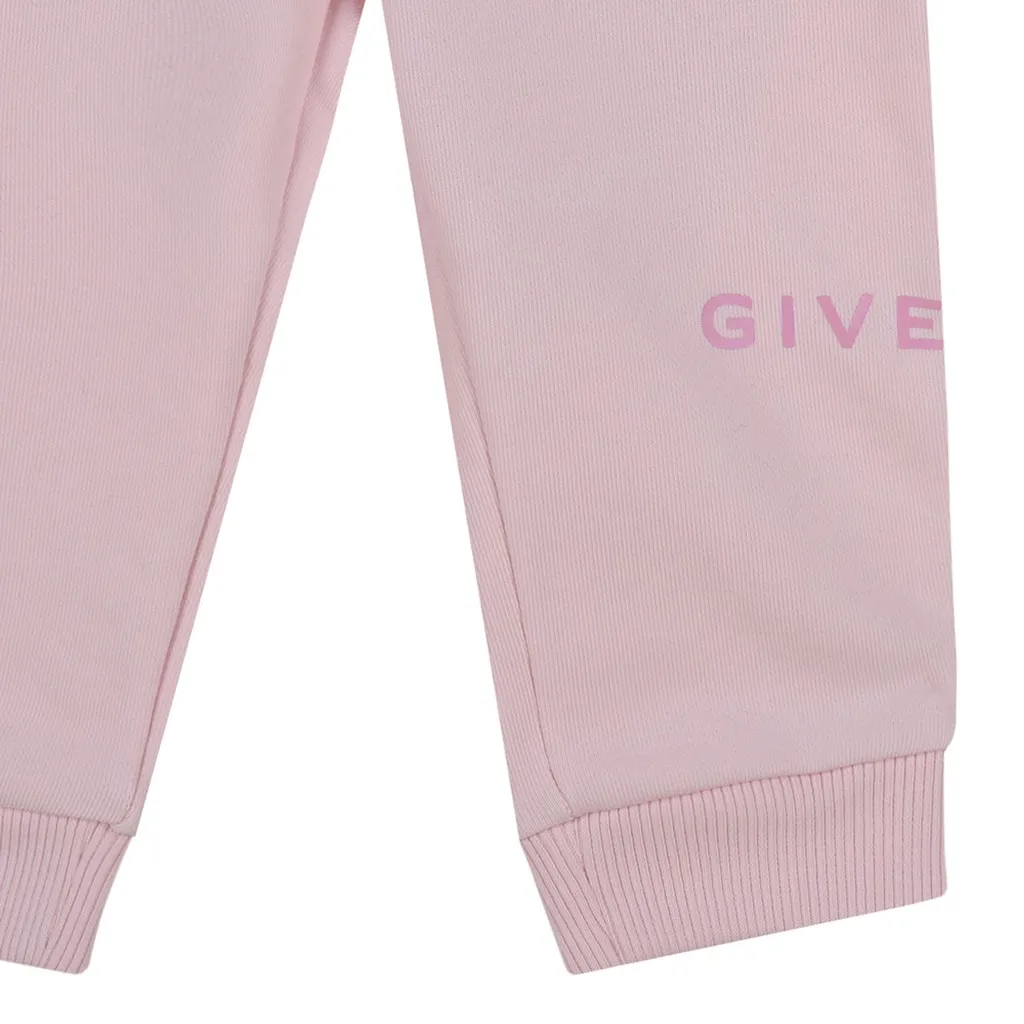 Givenchy Kids Logo Printed Ruffled Pants