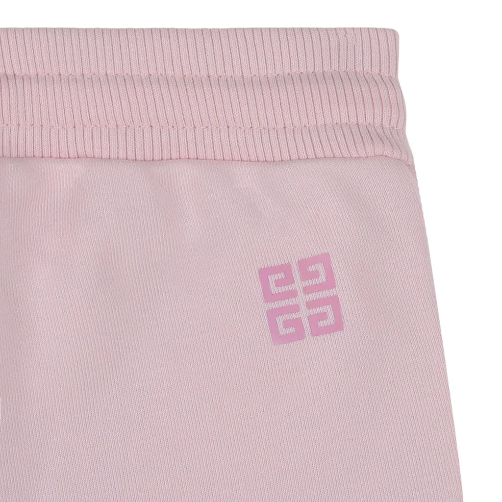 Givenchy Kids Logo Printed Ruffled Pants