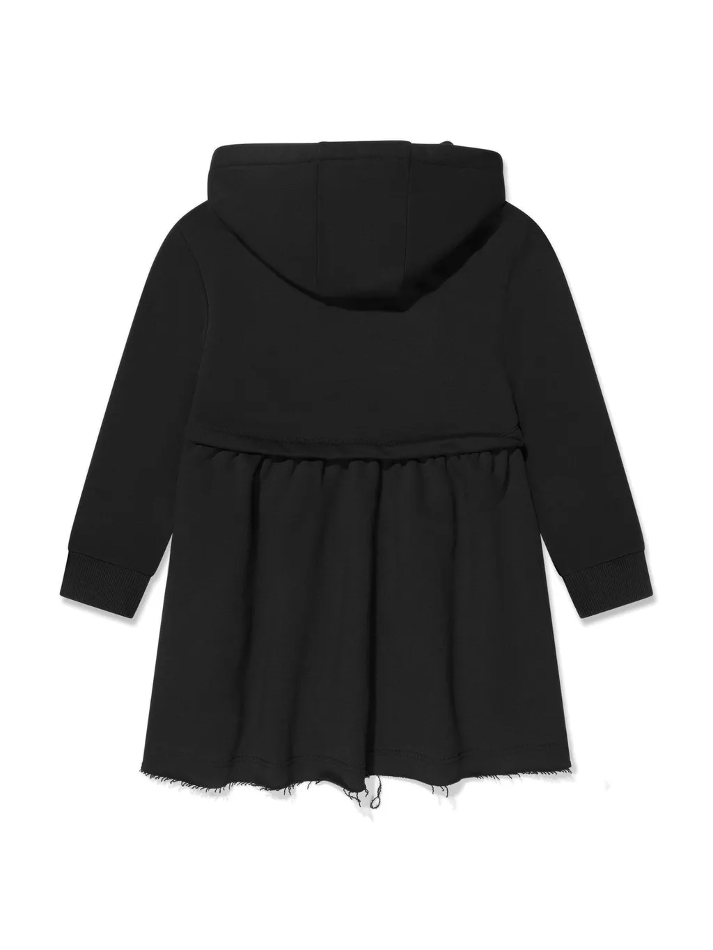 Givenchy Kids Logo Embellished Frayed Hem Dress