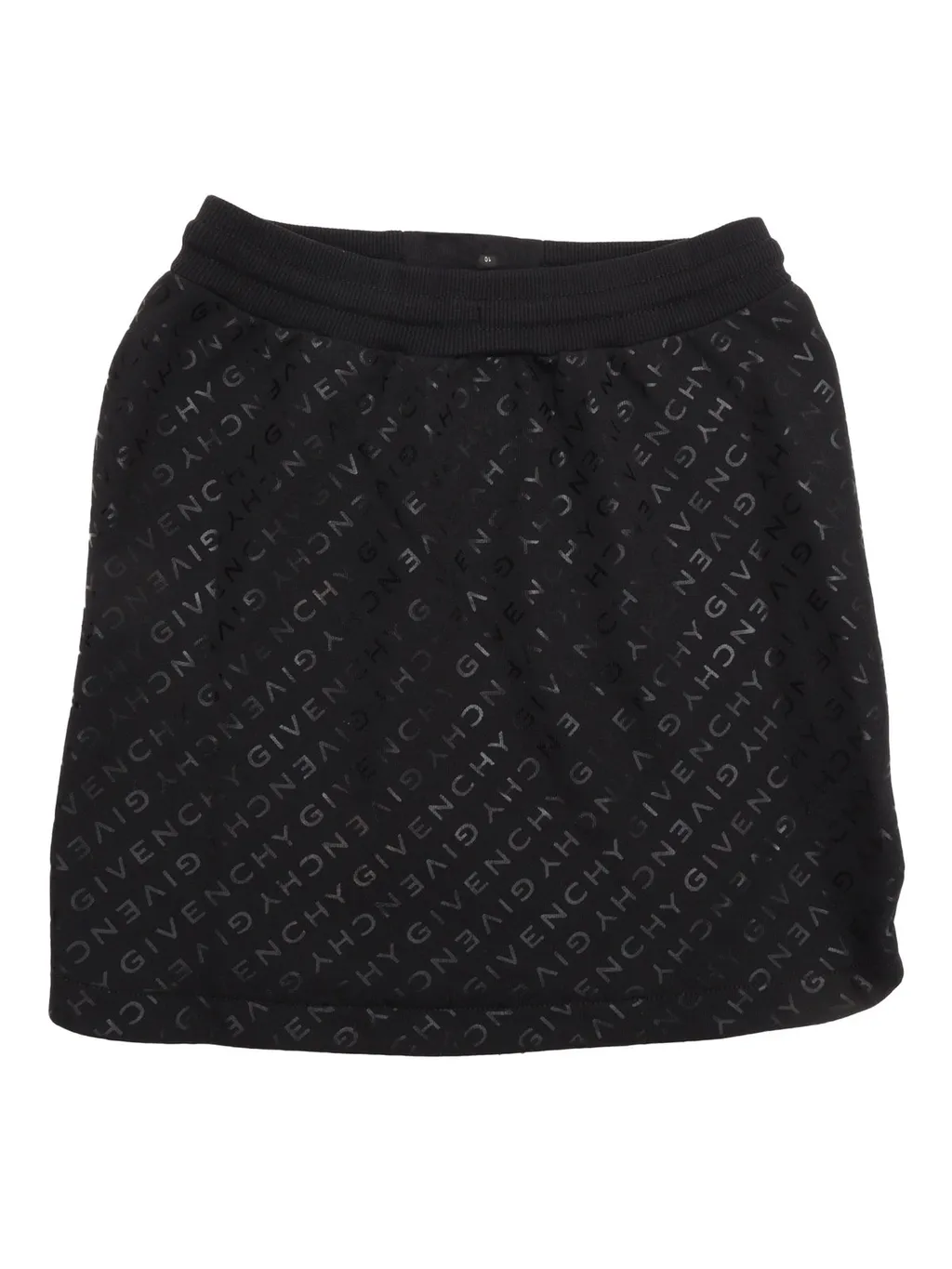 Givenchy Kids All-Over Logo Print Drawstring Skirt