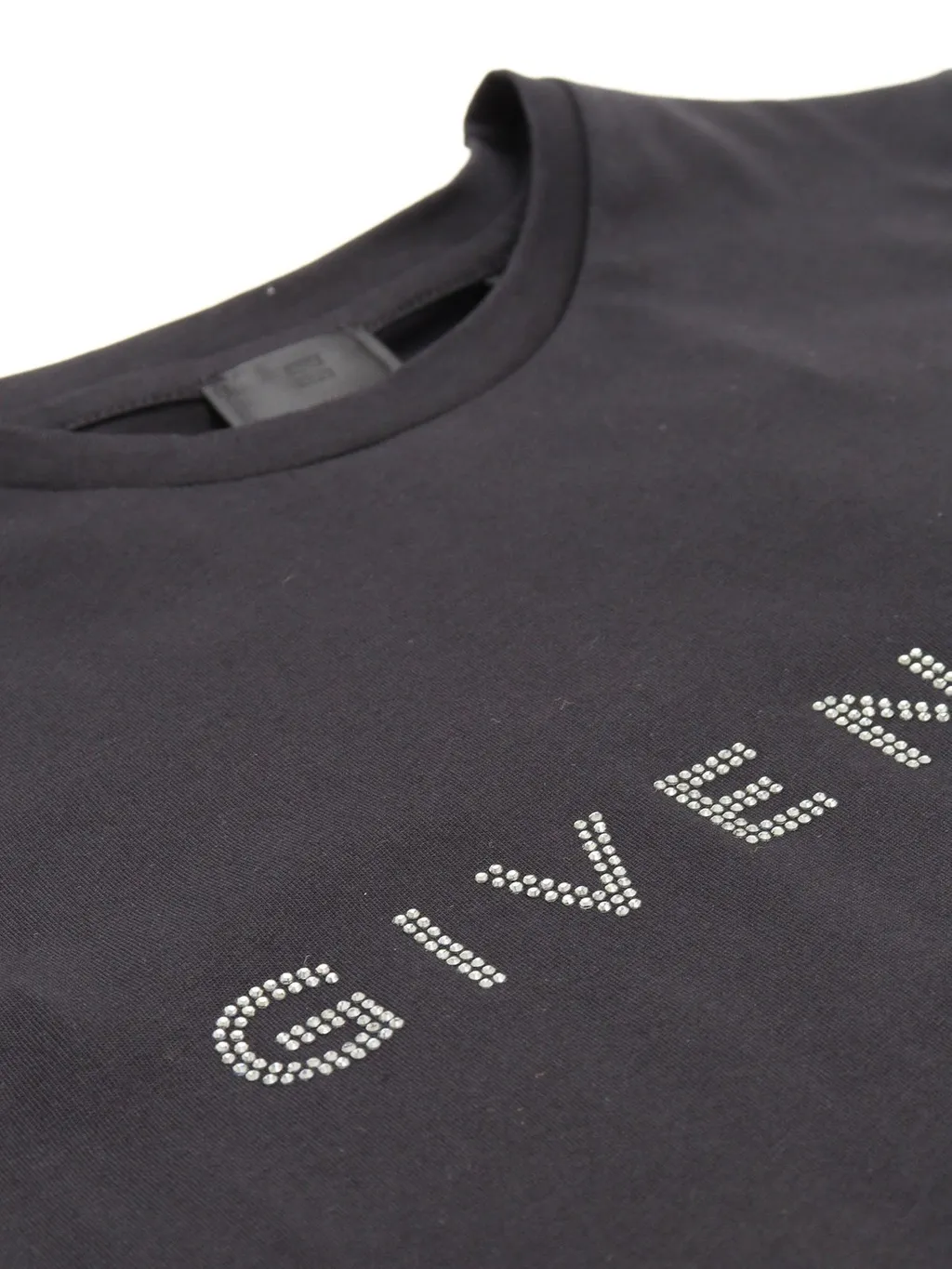 Givenchy Kids Logo Embellished Crewneck T-Shirt