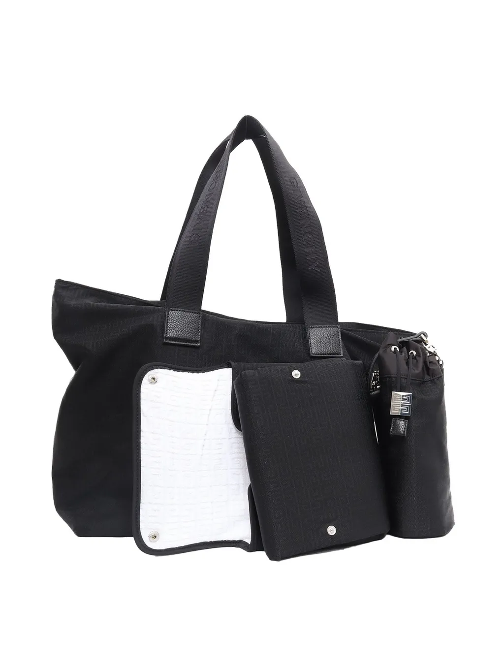 Givenchy Kids Monogram Jacquard Top Handle Changing Bag