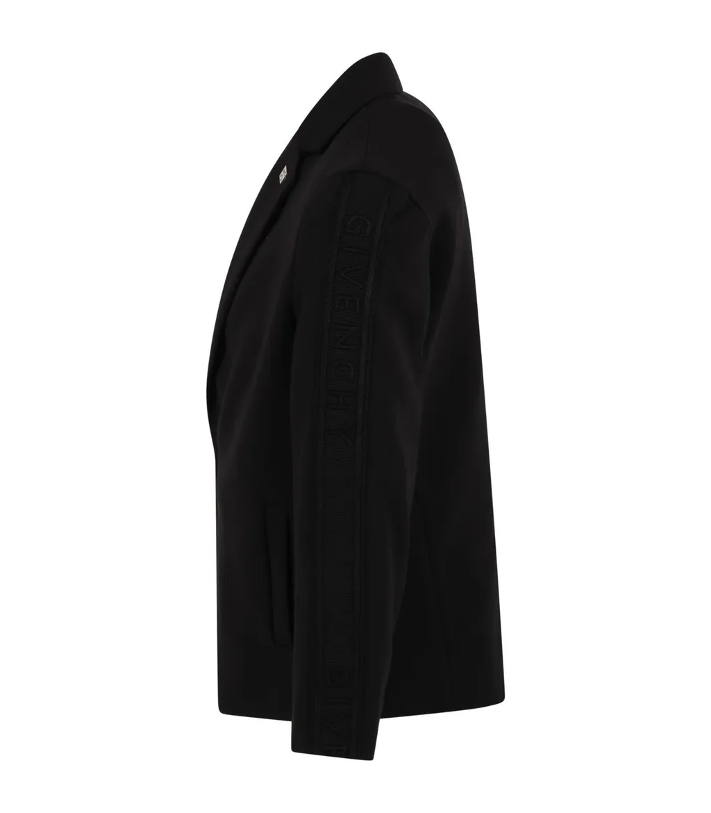 Givenchy Kids 4G Long-Sleeved Velvet Blazer