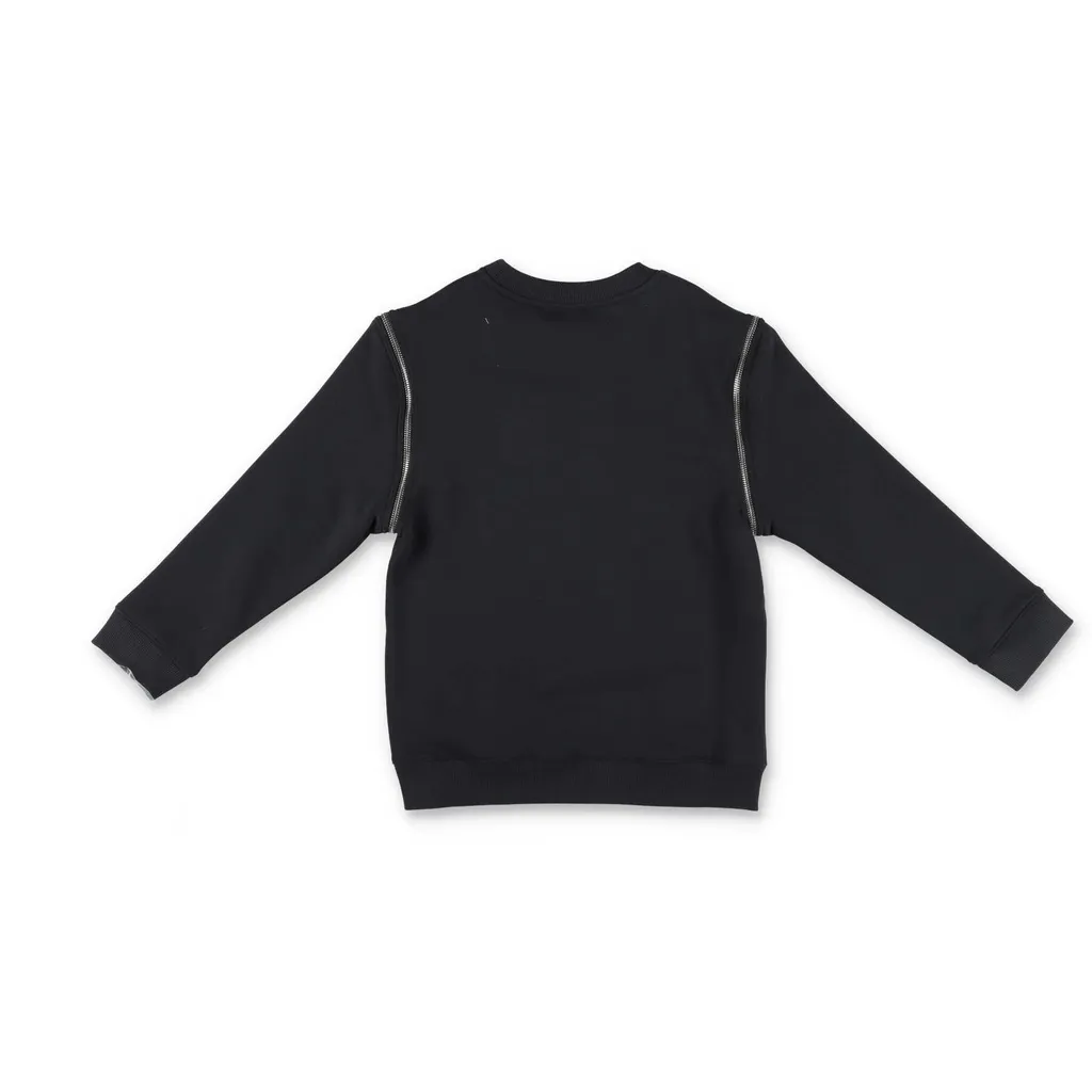 Givenchy Kids Logo Embroidered Long-Sleeved Sweatshirt