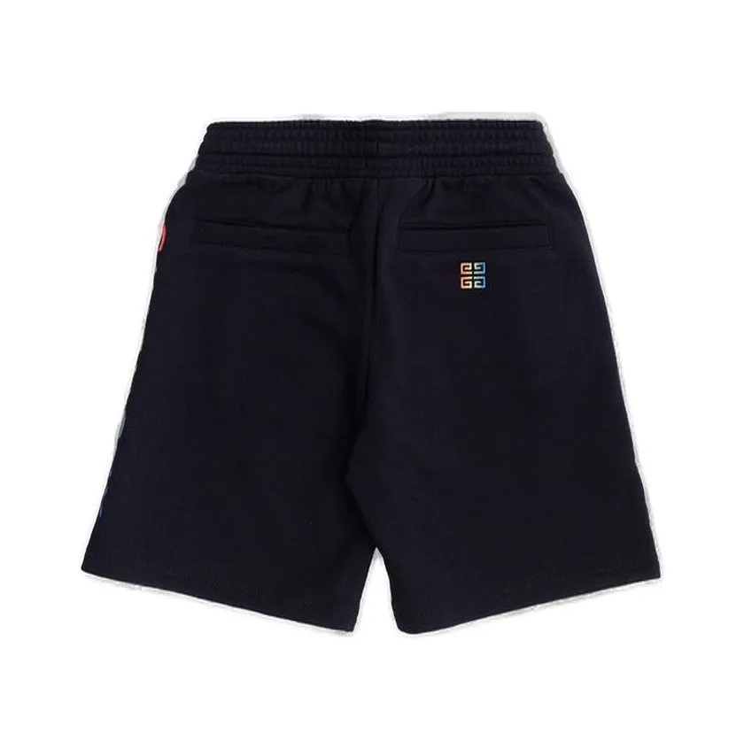 Givenchy Kids Logo Embroidered Drawstring Shorts