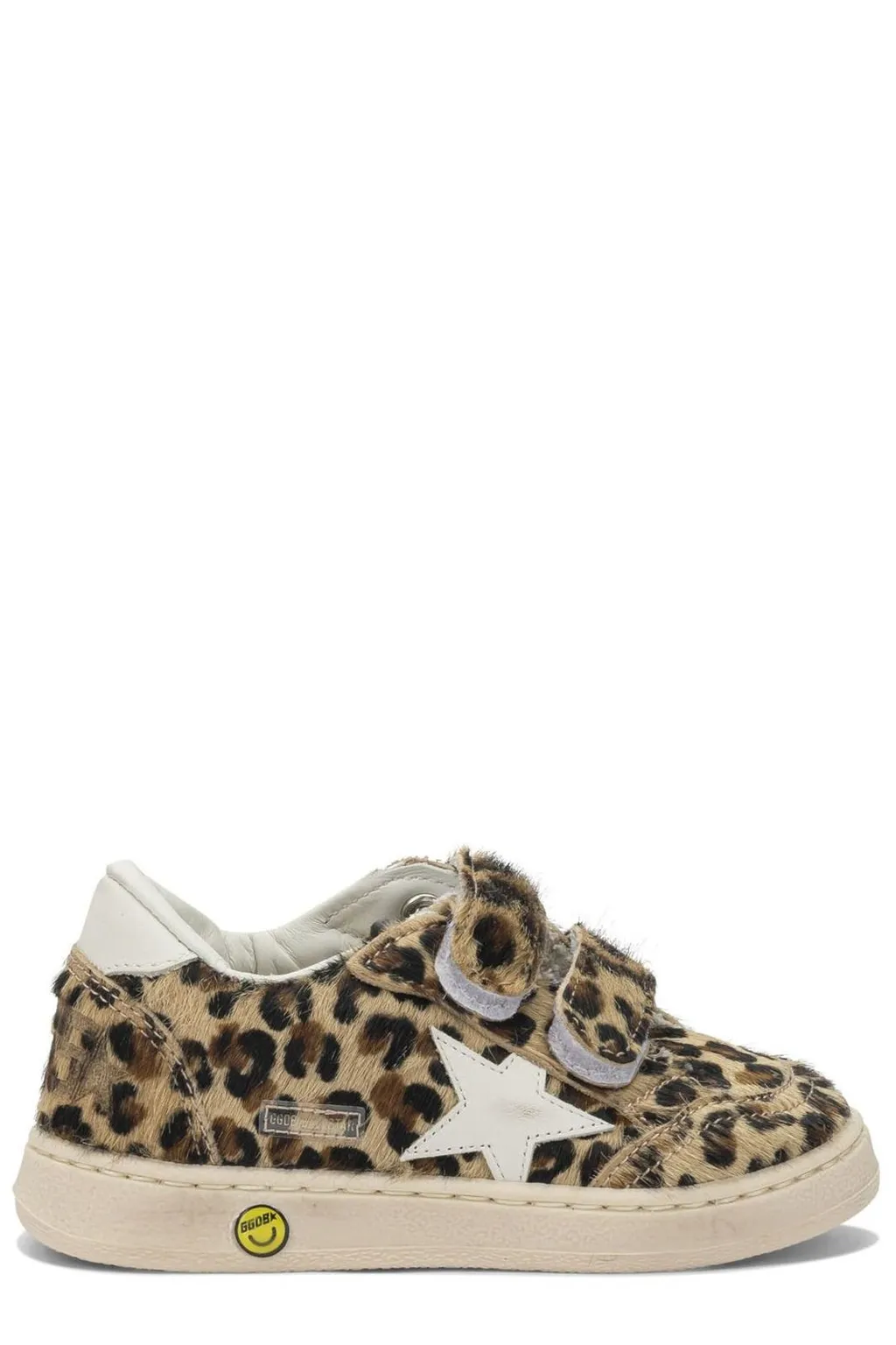 Golden Goose Kids Leopard-Pattern Sneakers
