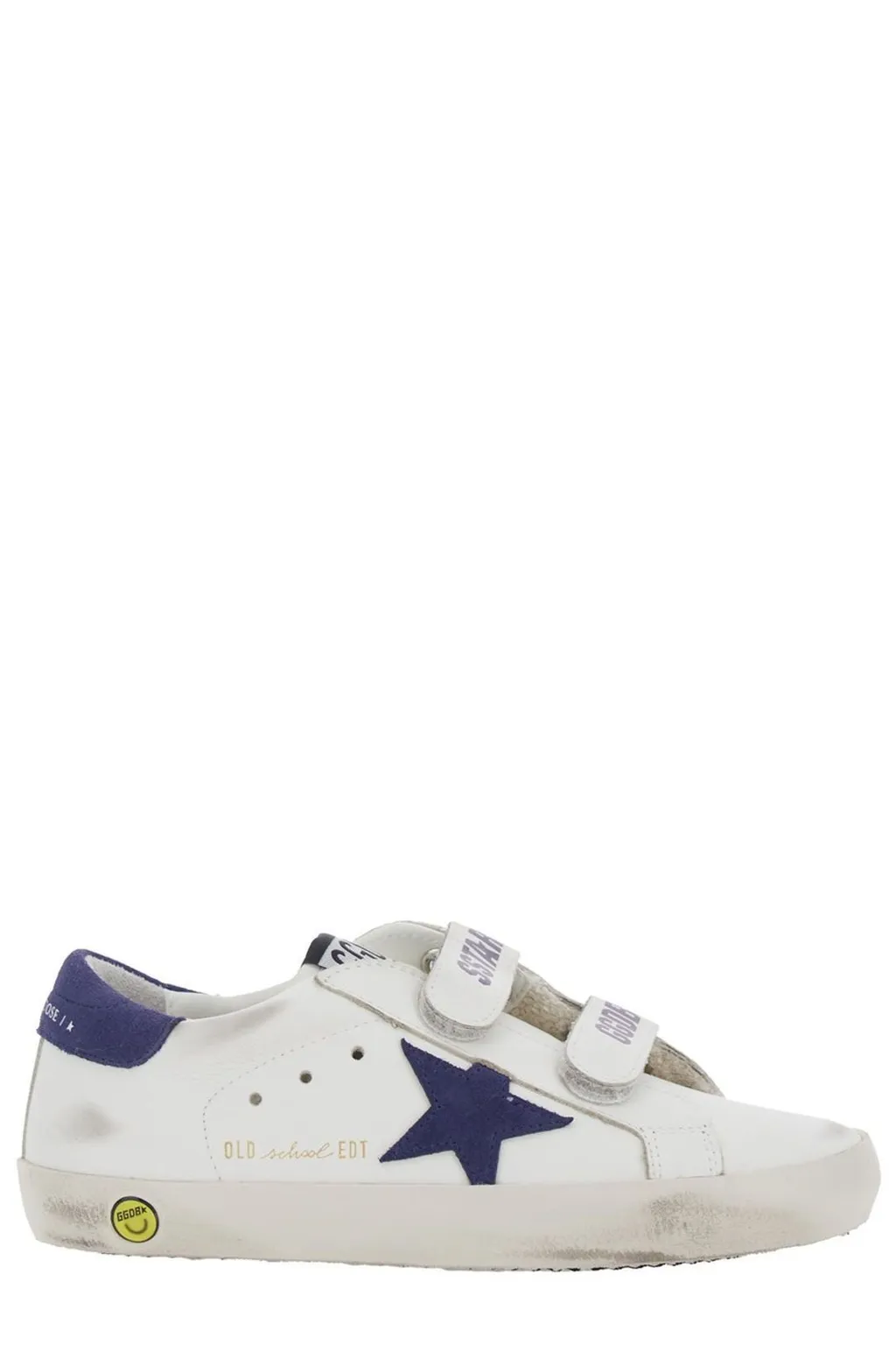 Golden Goose Kids Old School Touch-Strapped Sneakers