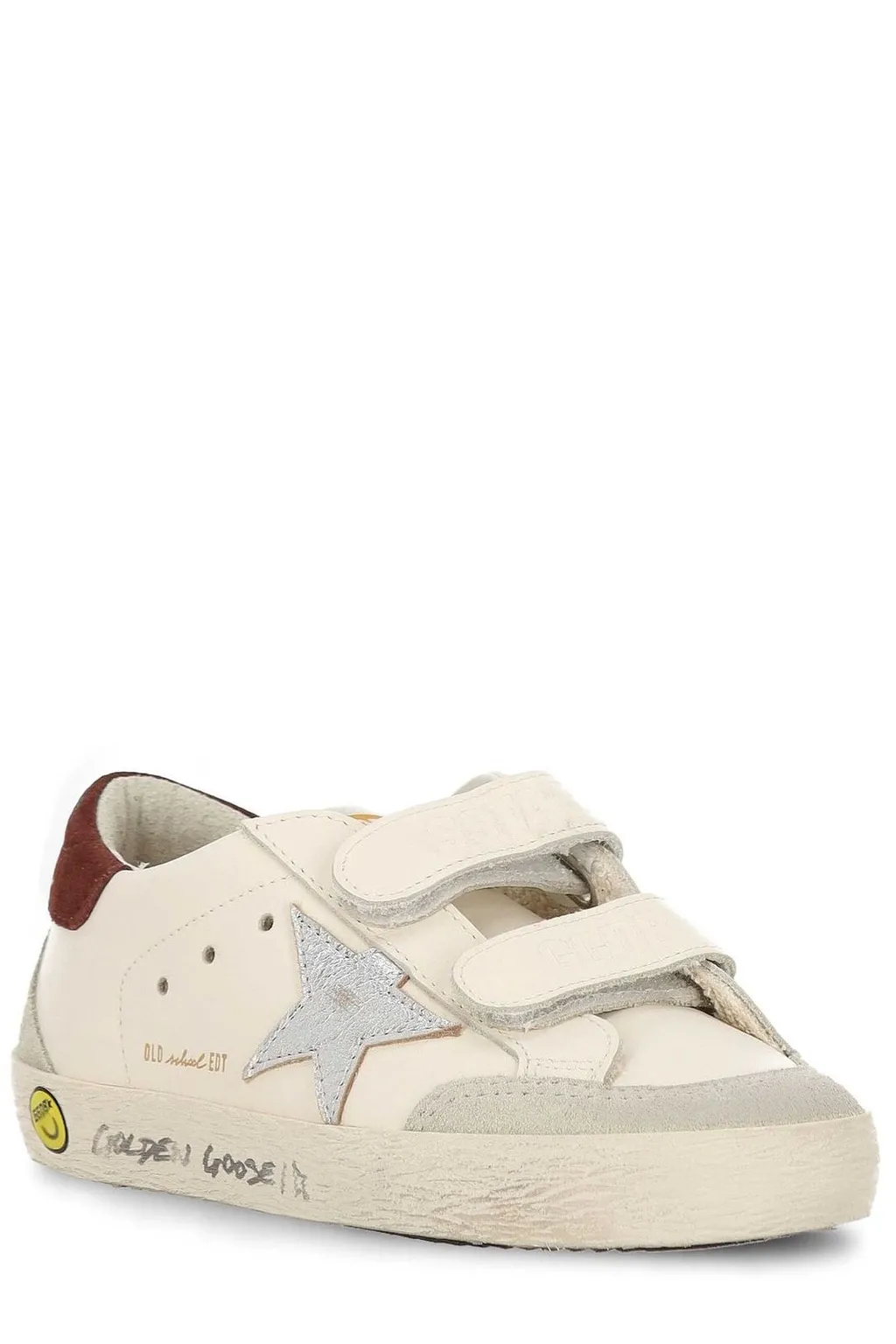Golden Goose Kids Old School Touch-Strapped Sneakers