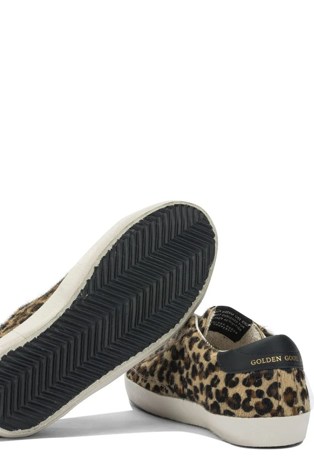 Golden Goose Kids Leopard-Pattern Lace-Up Sneakers