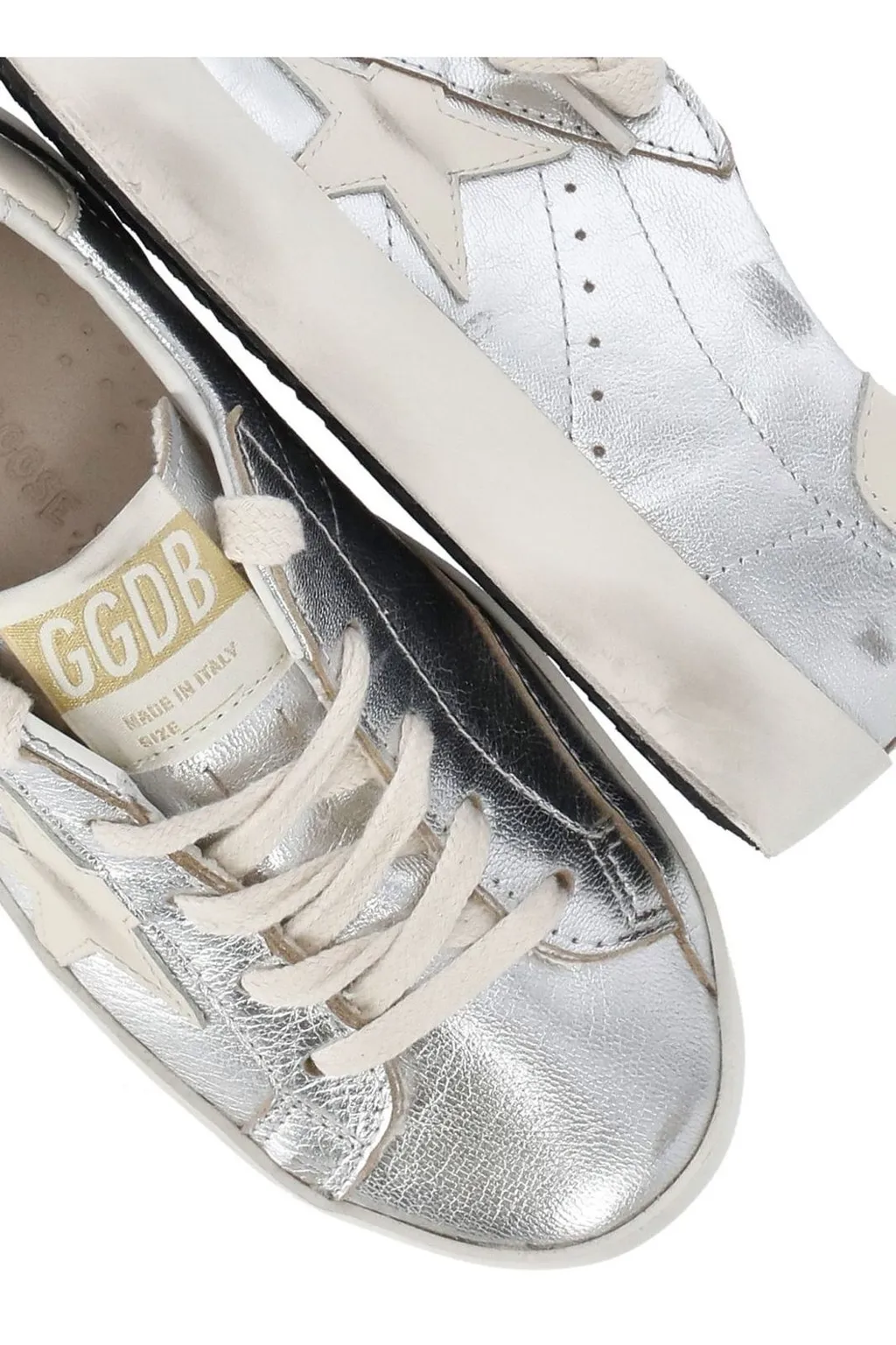Golden Goose Kids Superstar Lace-Up Sneakers