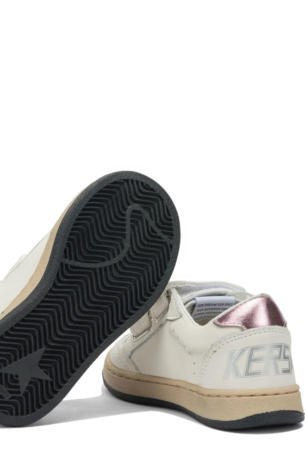Golden Goose Kids Round Toe Trainers