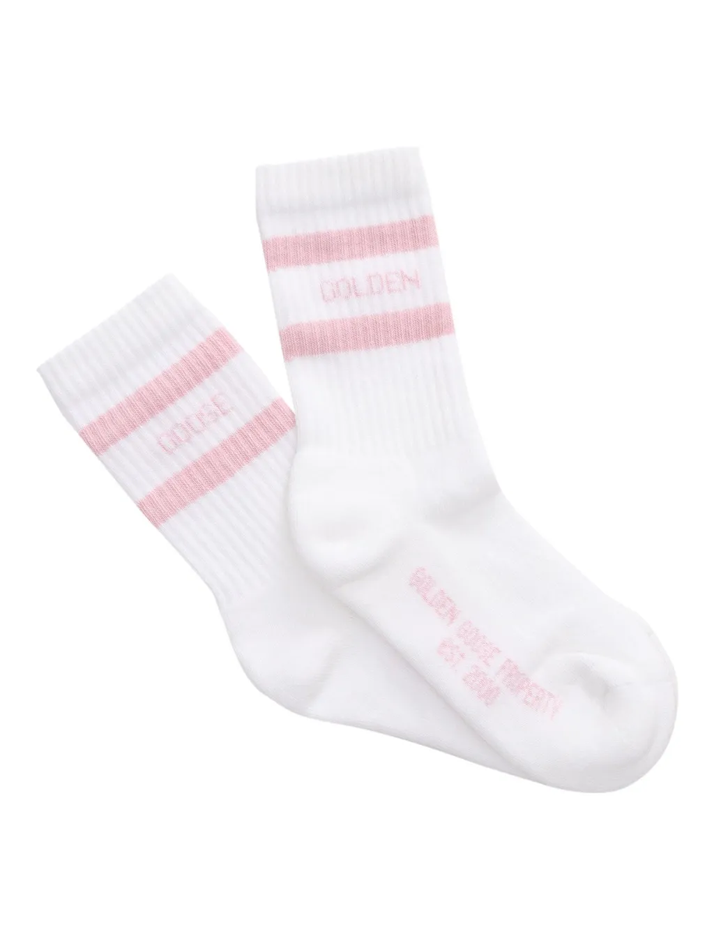 Golden Goose Kids Logo Stripe Intarsia Socks