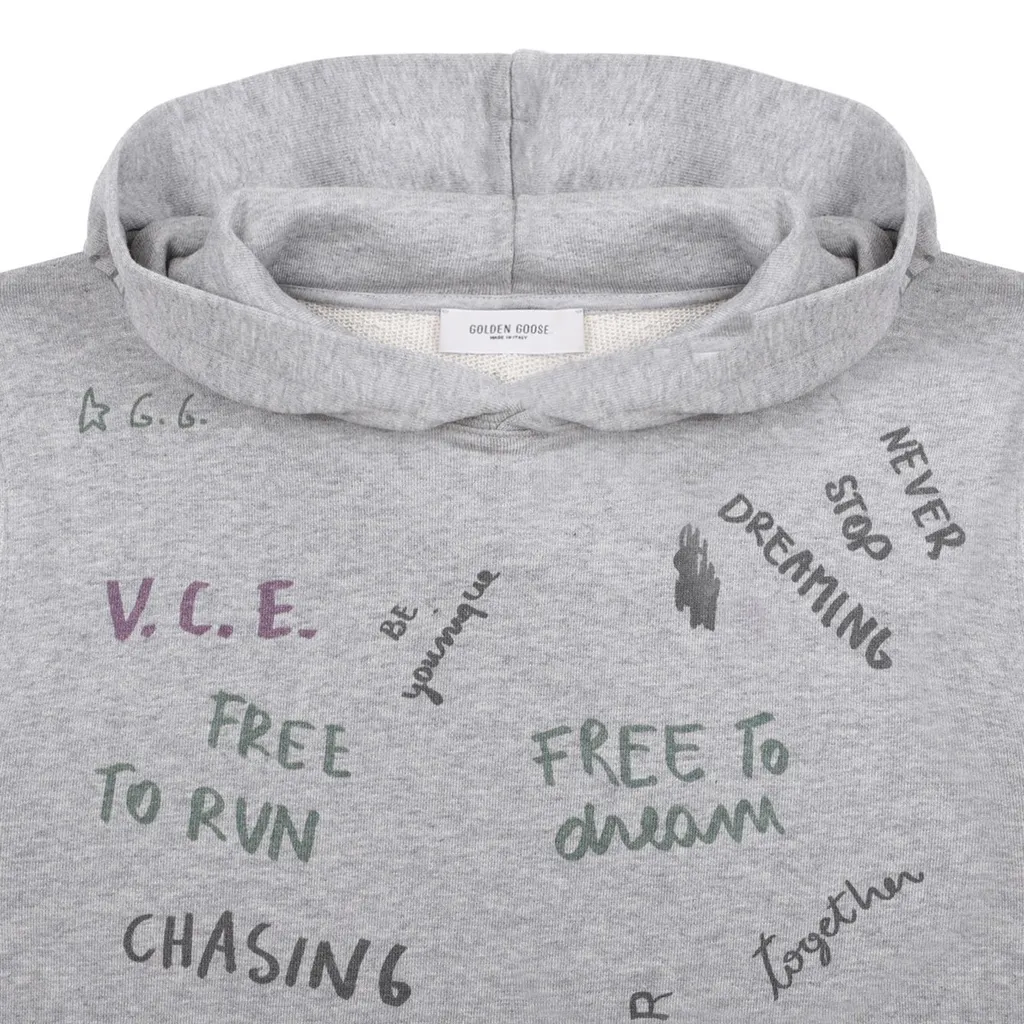 Golden Goose Kids All-Over Printed Hoodie