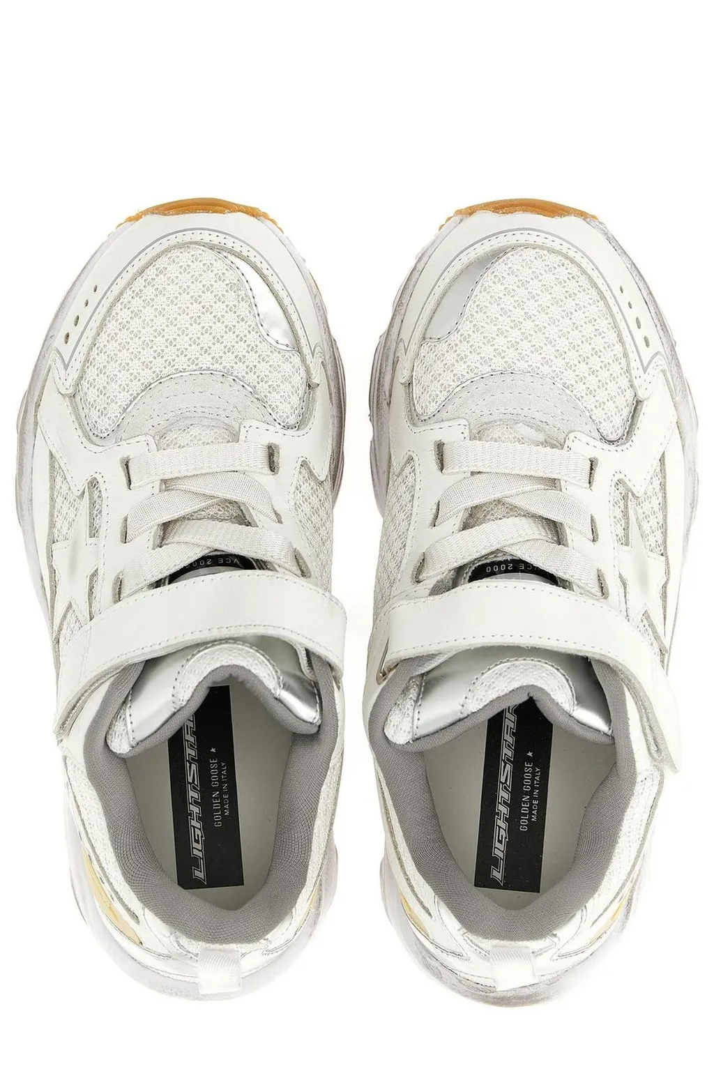 Golden Goose Kids Lightstar Lace-Up Sneakers