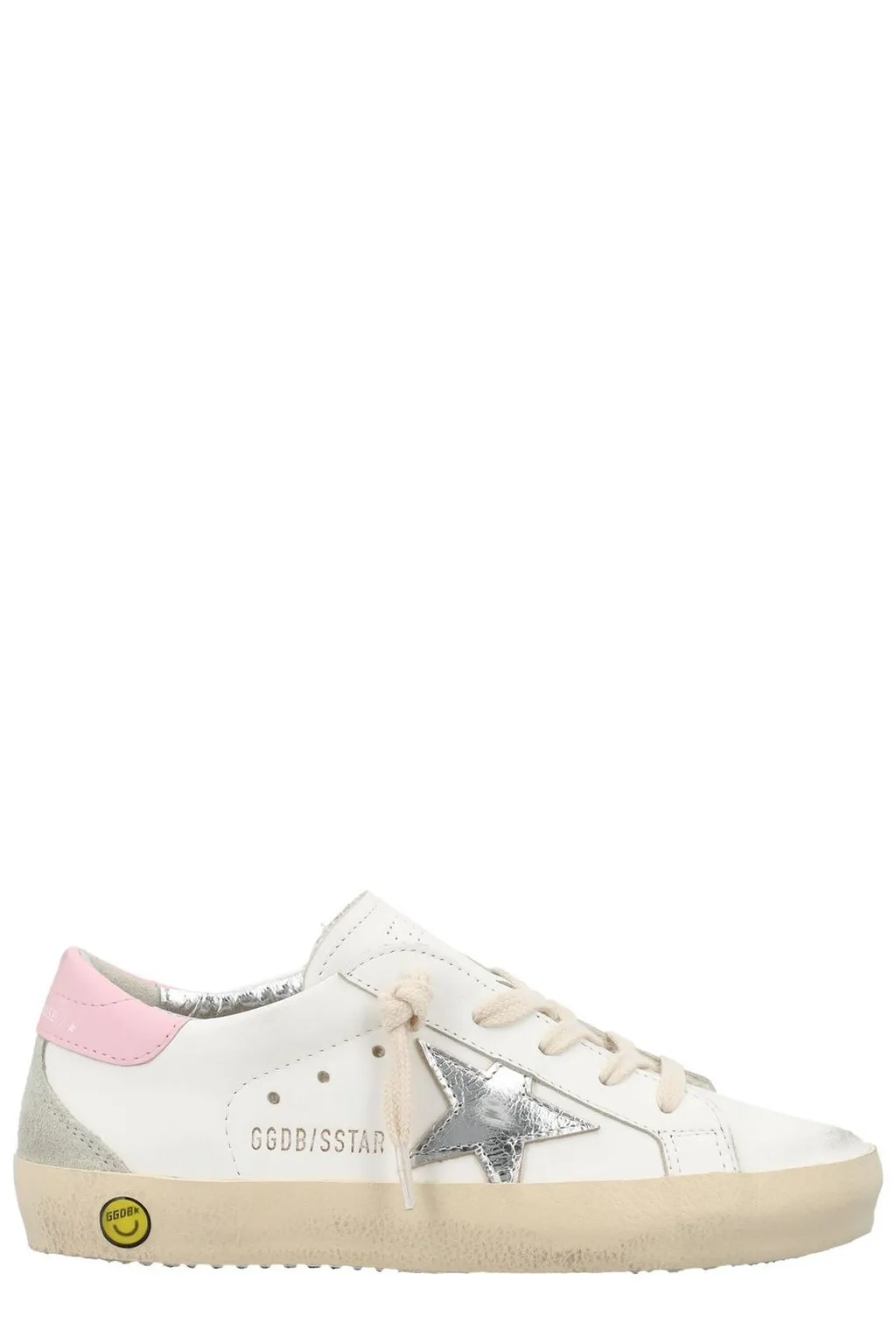 Golden Goose Kids Star Patch Lace-Up Sneakers