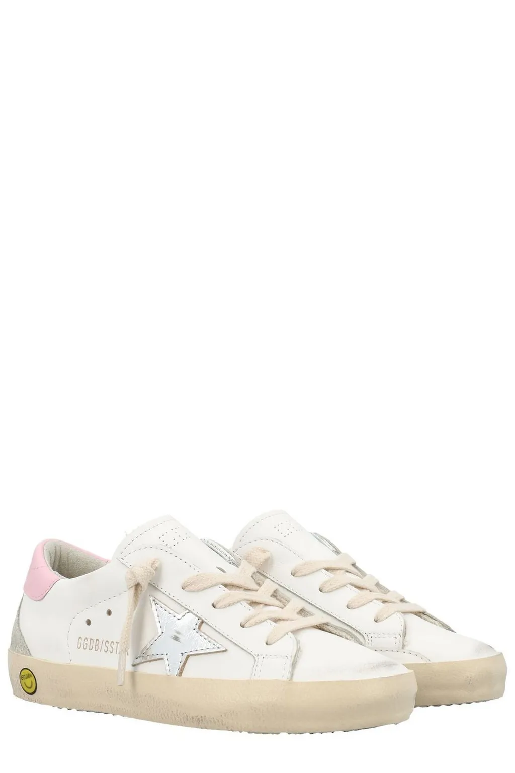 Golden Goose Kids Star Patch Lace-Up Sneakers