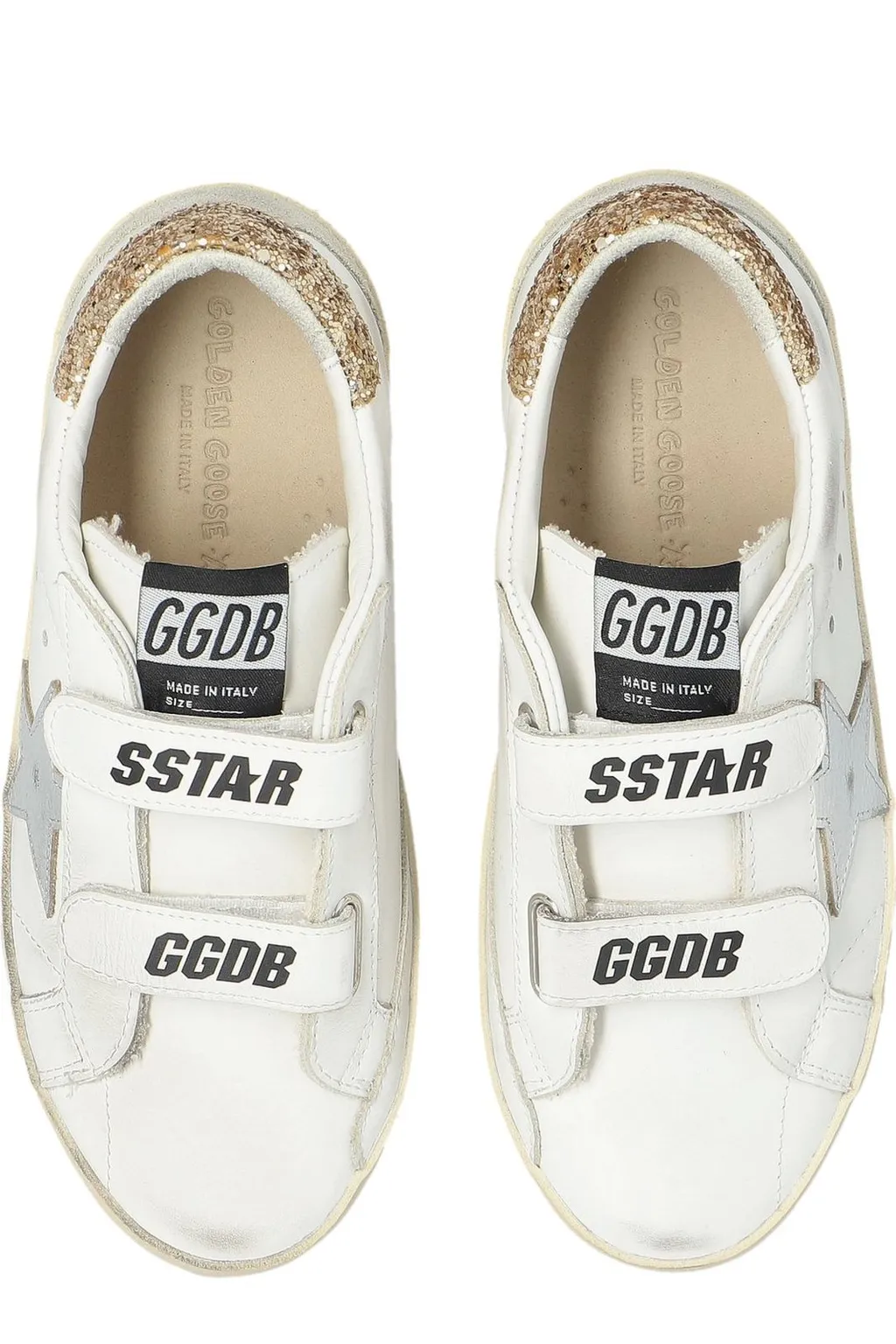 Golden Goose Kids Old School Touch-Strap Sneakers