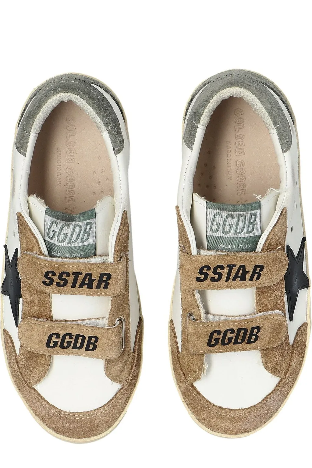 Golden Goose Kids Old School Touch-Strap Sneakers