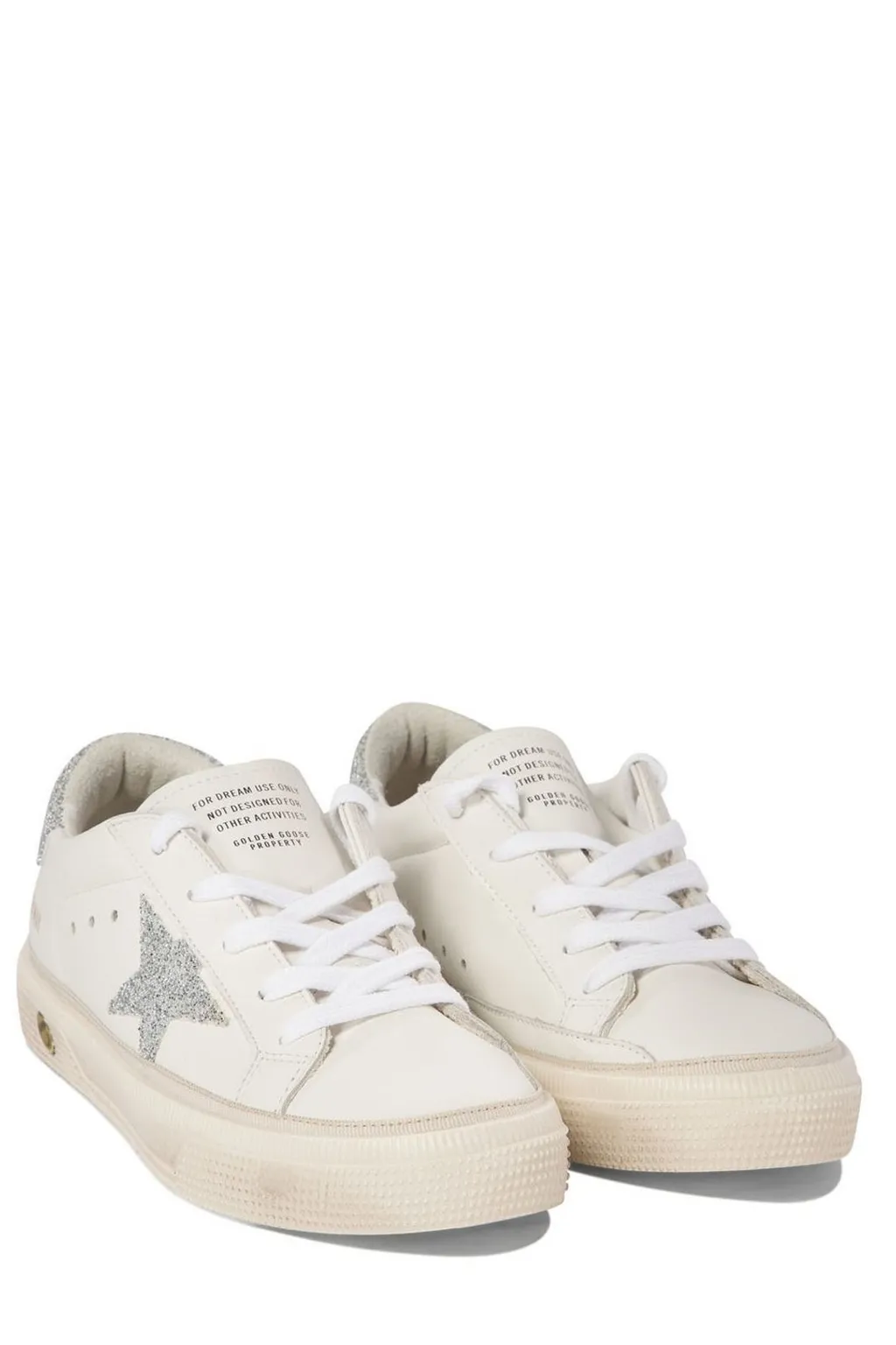 Golden Goose Kids Star-Patch Low-Top Sneakers