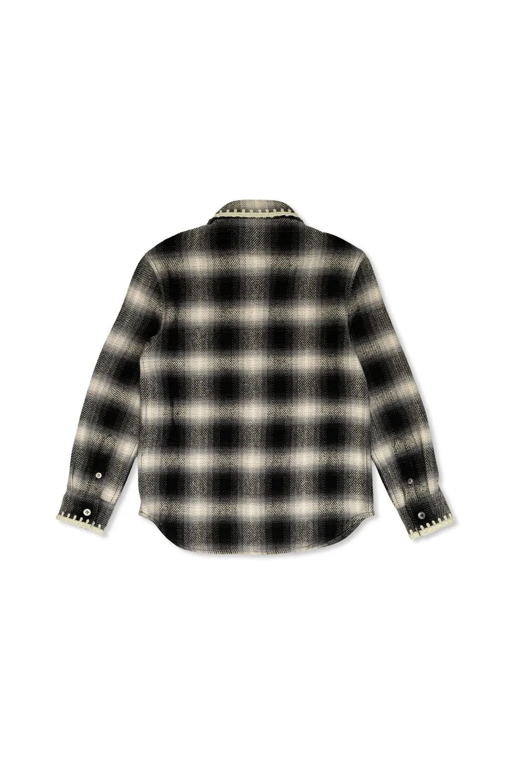 Golden Goose Kids Checked Long-Sleeved Shirt
