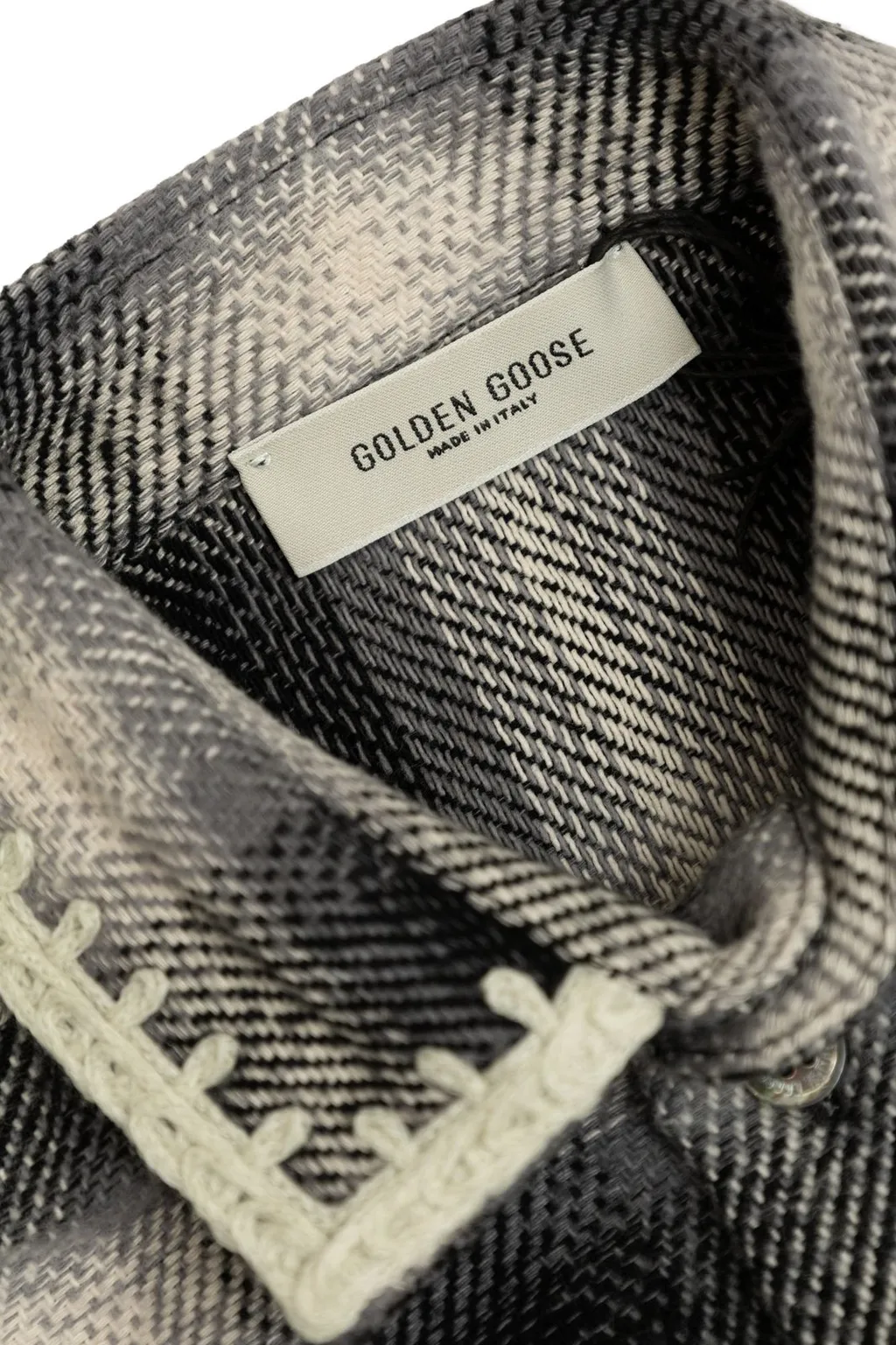 Golden Goose Kids Checked Long-Sleeved Shirt