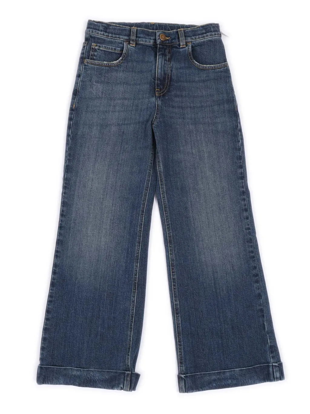 Golden Goose Kids Embroidery Bootcut Jeans