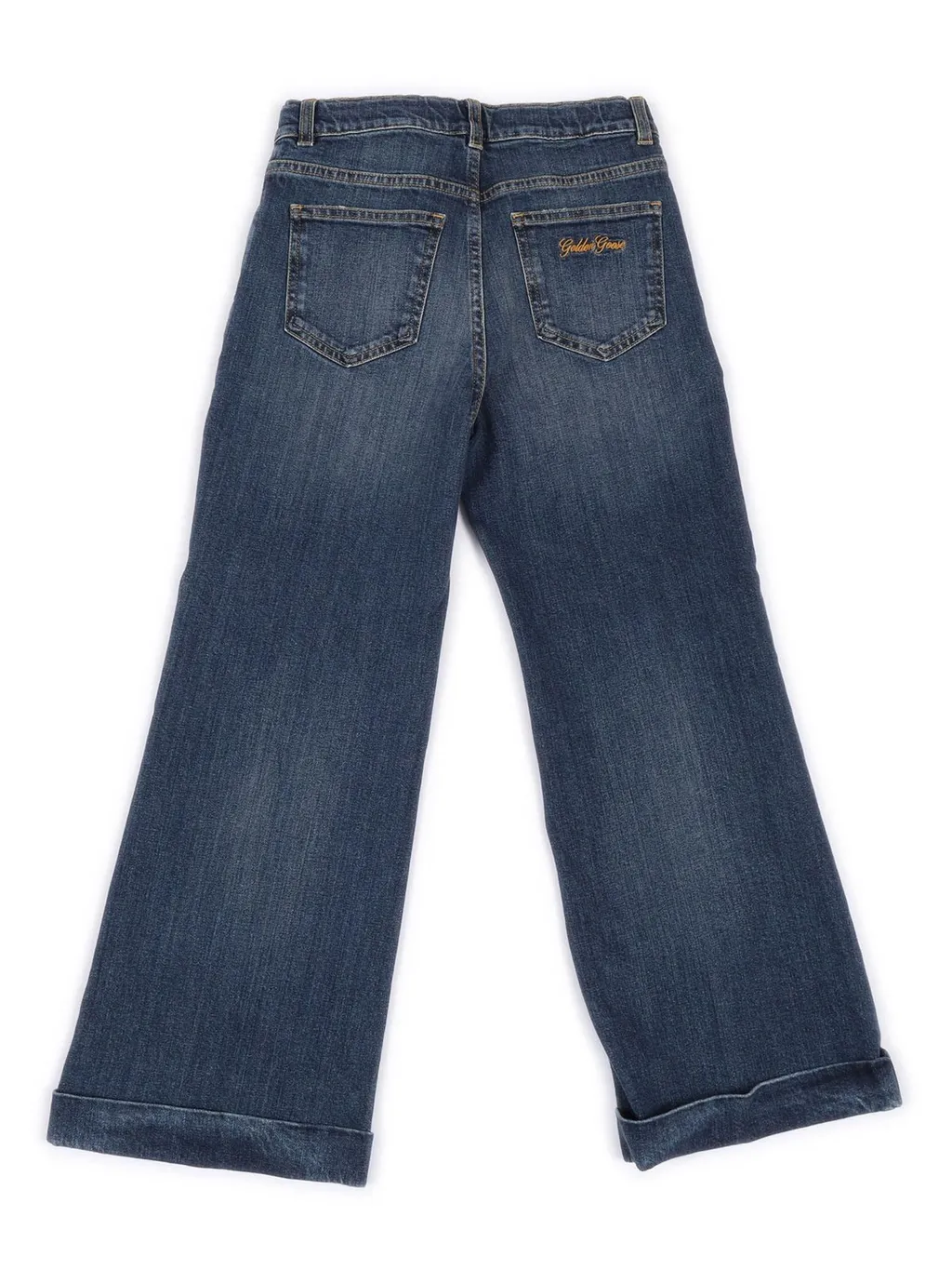Golden Goose Kids Embroidery Bootcut Jeans