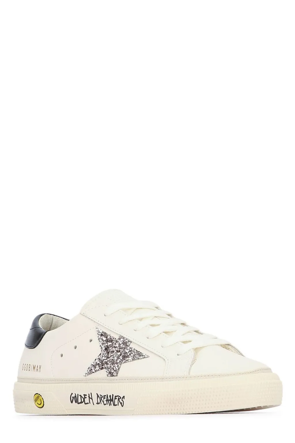 Golden Goose Kids Round Toe Lace-Up Sneakers