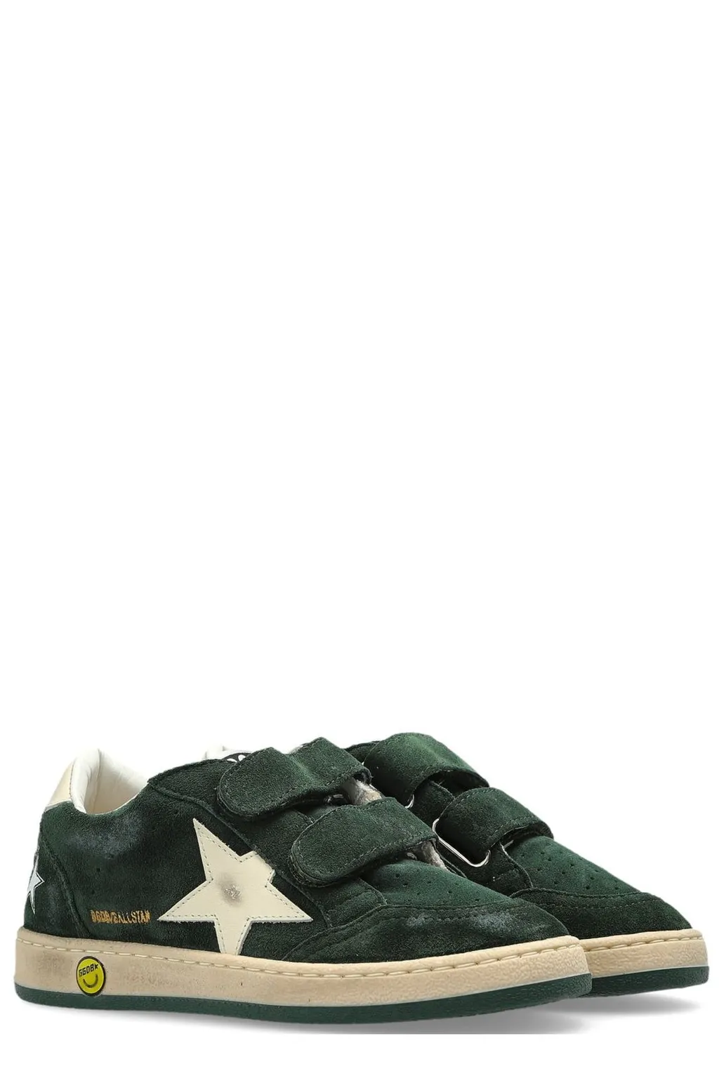 Golden Goose Kids Ball Star Strapped Sneakers