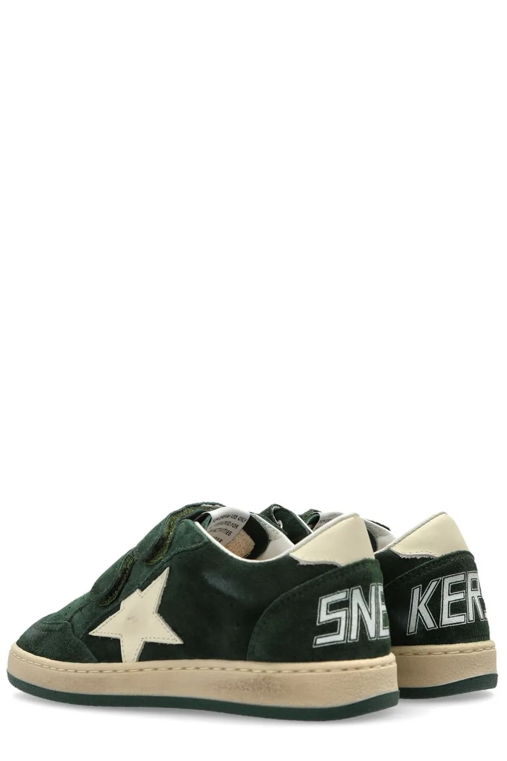 Golden Goose Kids Ball Star Strapped Sneakers