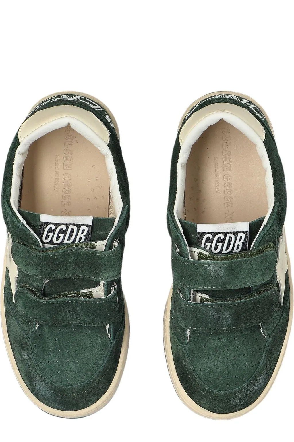 Golden Goose Kids Ball Star Strapped Sneakers