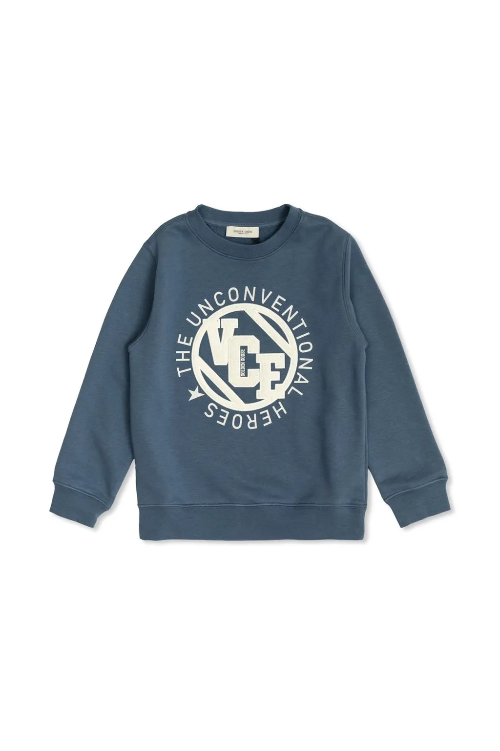 Golden Goose Kids Logo Printed Crewneck Sweatshirt