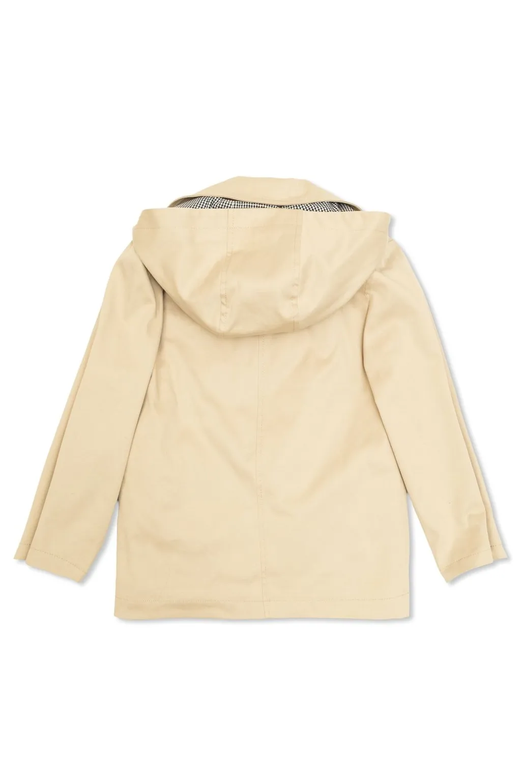 Golden Goose Kids Logo Embroidered Trench Coat